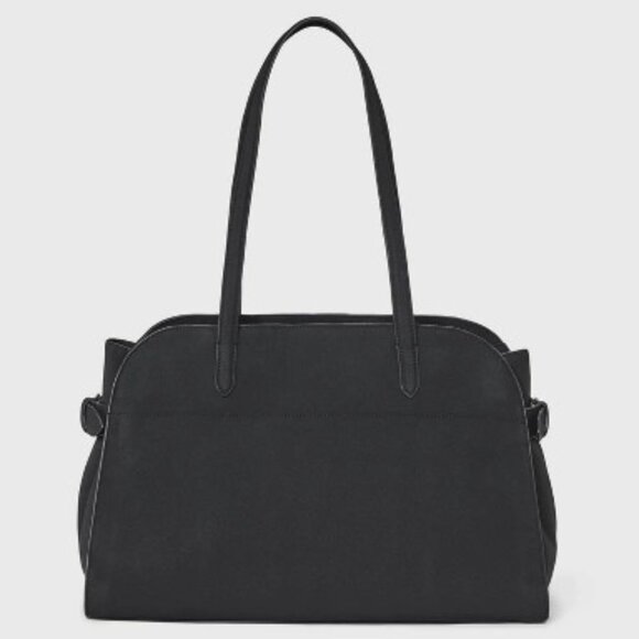 a new day Handbags - a new day Solid Black Soft Satchel Handbag/NWT